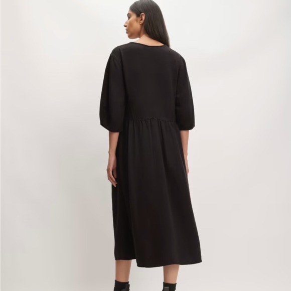 sale | everlane | the TENCEL™ puff-sleeve dress - Picture 5 of 6